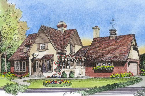 European House Plan - 12575 - Front Exterior