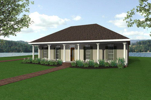 Traditional House Plan - 12837 - Front Exterior