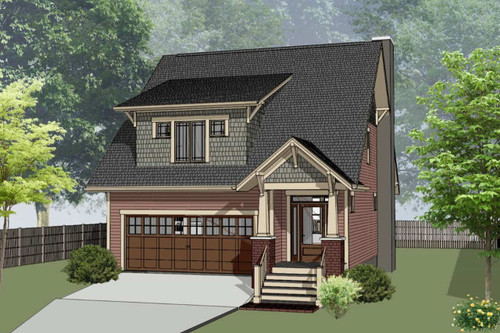 Craftsman House Plan - 12945 - Front Exterior