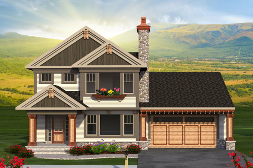 Traditional House Plan - 13661 - Front Exterior