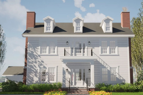 Colonial House Plan - Live Oak 14187 - Front Exterior