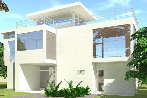 Modern House Plan - Abilene 14403 - Front Exterior