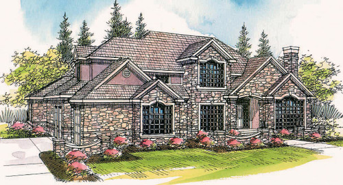 European House Plan - Macleod 14467 - Front Exterior