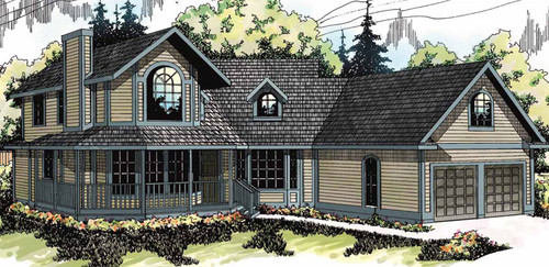 Country House Plan - Freemont 14688 - Front Exterior