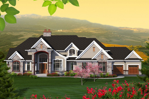 European House Plan - 15106 - Front Exterior