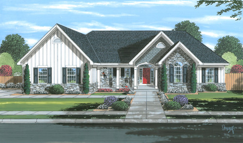 Country House Plan - Romone 16074 - Front Exterior