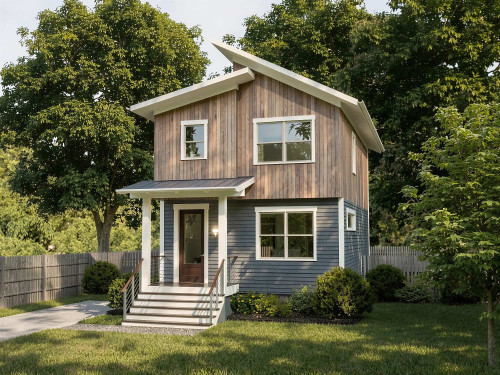 Modern House Plan - 16738 - Front Exterior