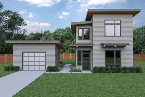 Contemporary House Plan - 16840 - Front Exterior