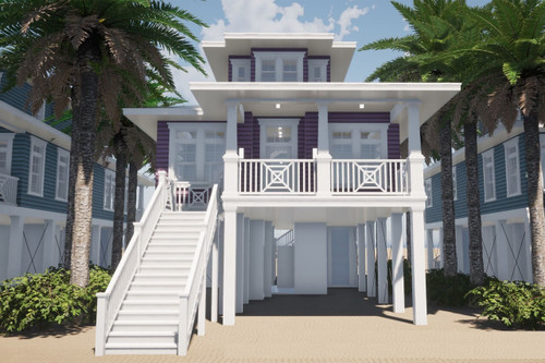 Bungalow House Plan - Scuttle Butt 16992 - Front Exterior