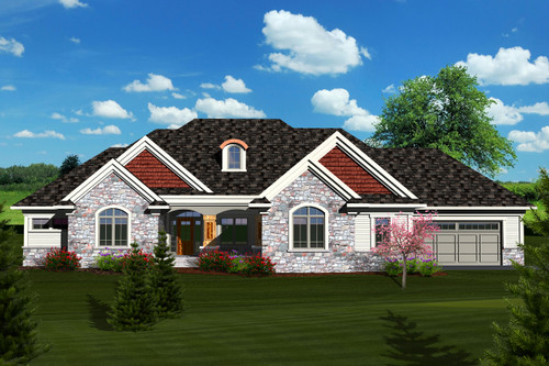 Craftsman House Plan - 17103 - Front Exterior