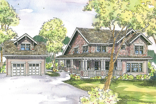 Craftsman House Plan - Mapleton 17541 - Front Exterior