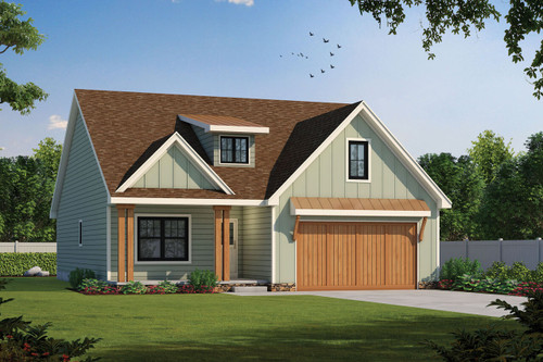 Craftsman House Plan - Cedar Ridge 17588 - Front Exterior