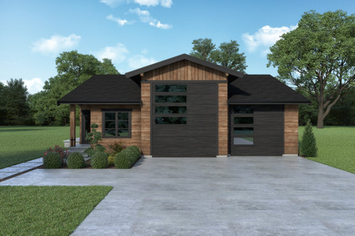 Modern House Plan - 17904 - Front Exterior