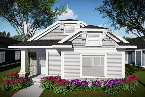 Cottage House Plan - 18217 - Front Exterior