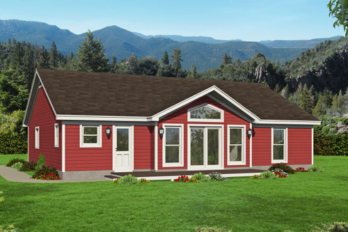 Ranch House Plan - Ketchikan 18427 - Front Exterior
