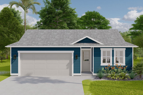 Craftsman House Plan - Lydia 18981 - Front Exterior