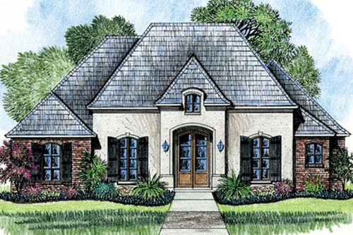 European House Plan - Chateau 18984 - Front Exterior