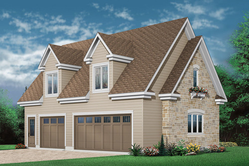Country House Plan - Glide-Away 19182 - Front Exterior