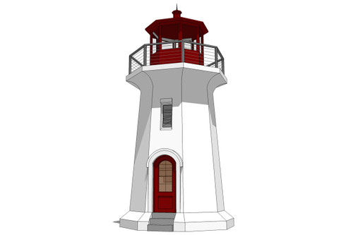 Cape Cod House Plan - Kittee's Lighthouse 19846 - Front Exterior