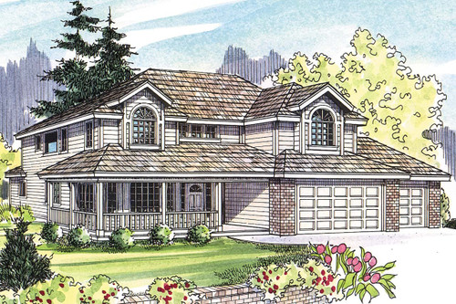 Country House Plan - Kaitlyn 20063 - Front Exterior
