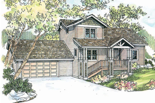 Craftsman House Plan - Mathis 20072 - Front Exterior