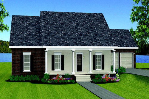 Country House Plan - 21034 - Front Exterior