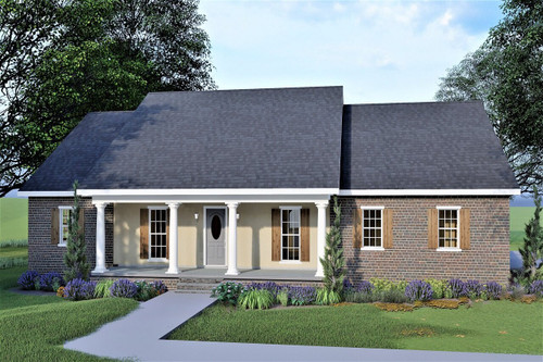 Traditional House Plan - 21276 - Front Exterior
