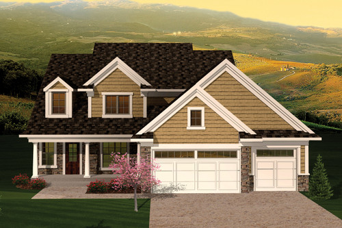 Traditional House Plan - 21514 - Front Exterior