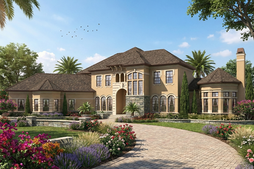 Mediterranean House Plan - 21600 - Front Exterior