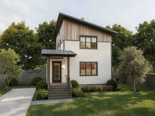 Modern House Plan - 21656 - Front Exterior