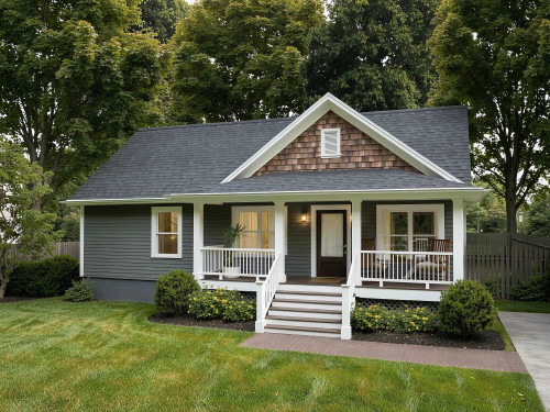 Bungalow House Plan - 22046 - Front Exterior