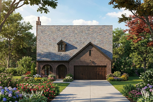 Tudor House Plan - 22054 - Front Exterior