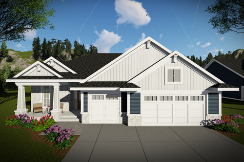 Traditional House Plan - 23108 - Front Exterior