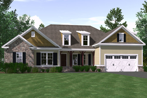 Ranch House Plan - Brantley 23628 - Front Exterior