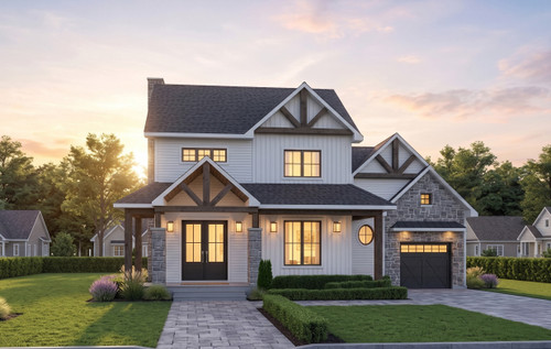 Farmhouse House Plan - Rocheleau 23733 - Front Exterior