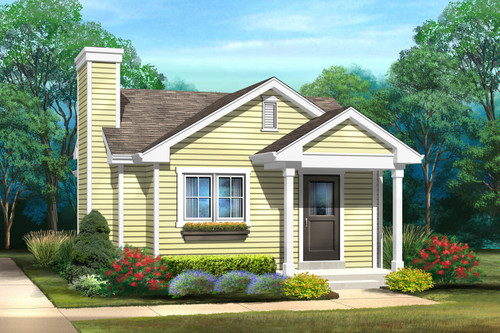 Cottage House Plan - 23812 - Front Exterior