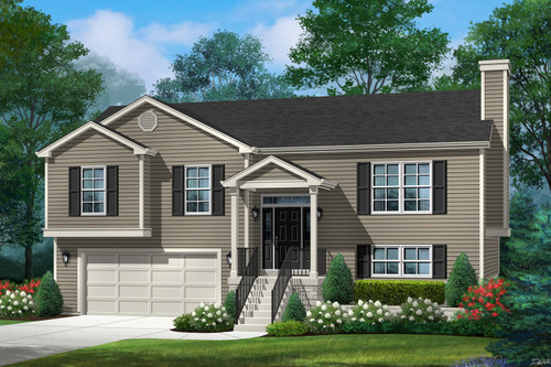 Traditional House Plan - 24858 - Front Exterior