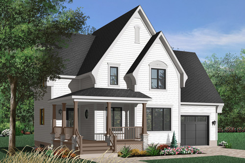 Country House Plan - Scott 25104 - Front Exterior