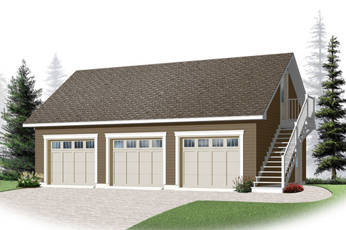 Traditional House Plan - Alloway 25313 - Front Exterior