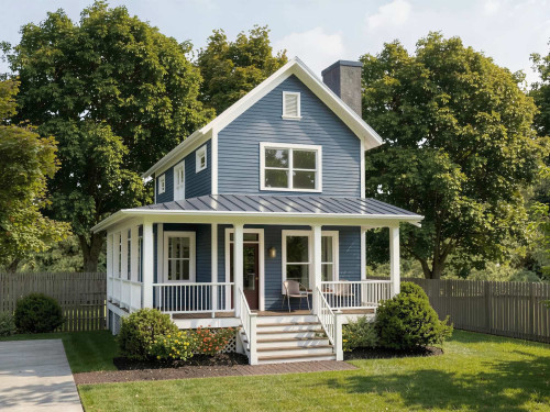 Farmhouse House Plan - 25760 - Front Exterior