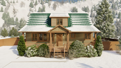 Country House Plan - Beck 26594 - Front Exterior