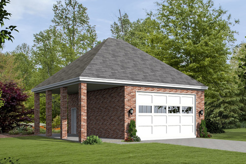 Tudor House Plan - 26990 - Front Exterior