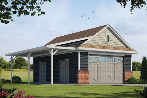 Traditional House Plan - 27541 - Front Exterior