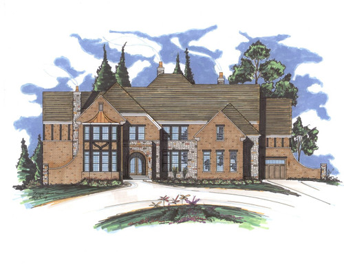 European House Plan - 27930 - Front Exterior