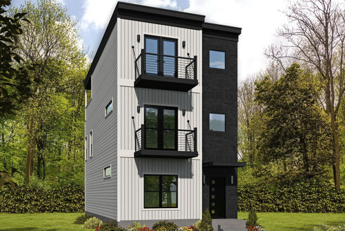 Modern House Plan - Shephard 28417 - Front Exterior