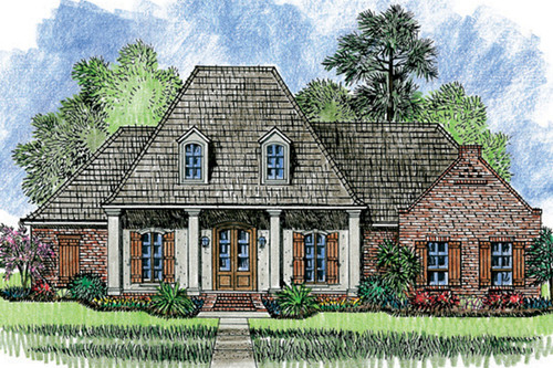 European House Plan - Jefferson 28766 - Front Exterior