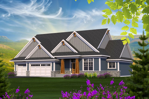 Ranch House Plan - 29655 - Front Exterior