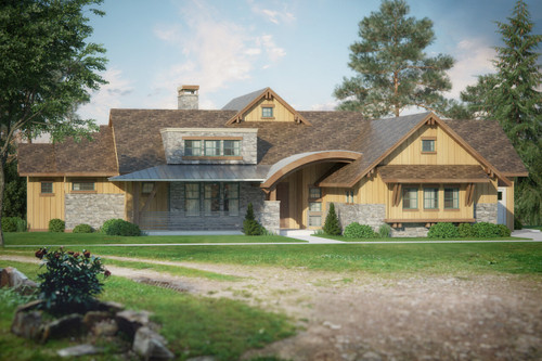 Craftsman House Plan - Mason Lane 29991 - Front Exterior