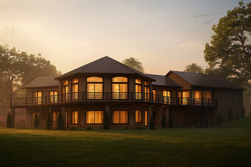 European House Plan - Williamsburg 31229 - Rear Exterior