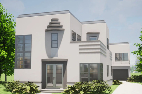 Modern House Plan - Cheval 31793 - Front Exterior